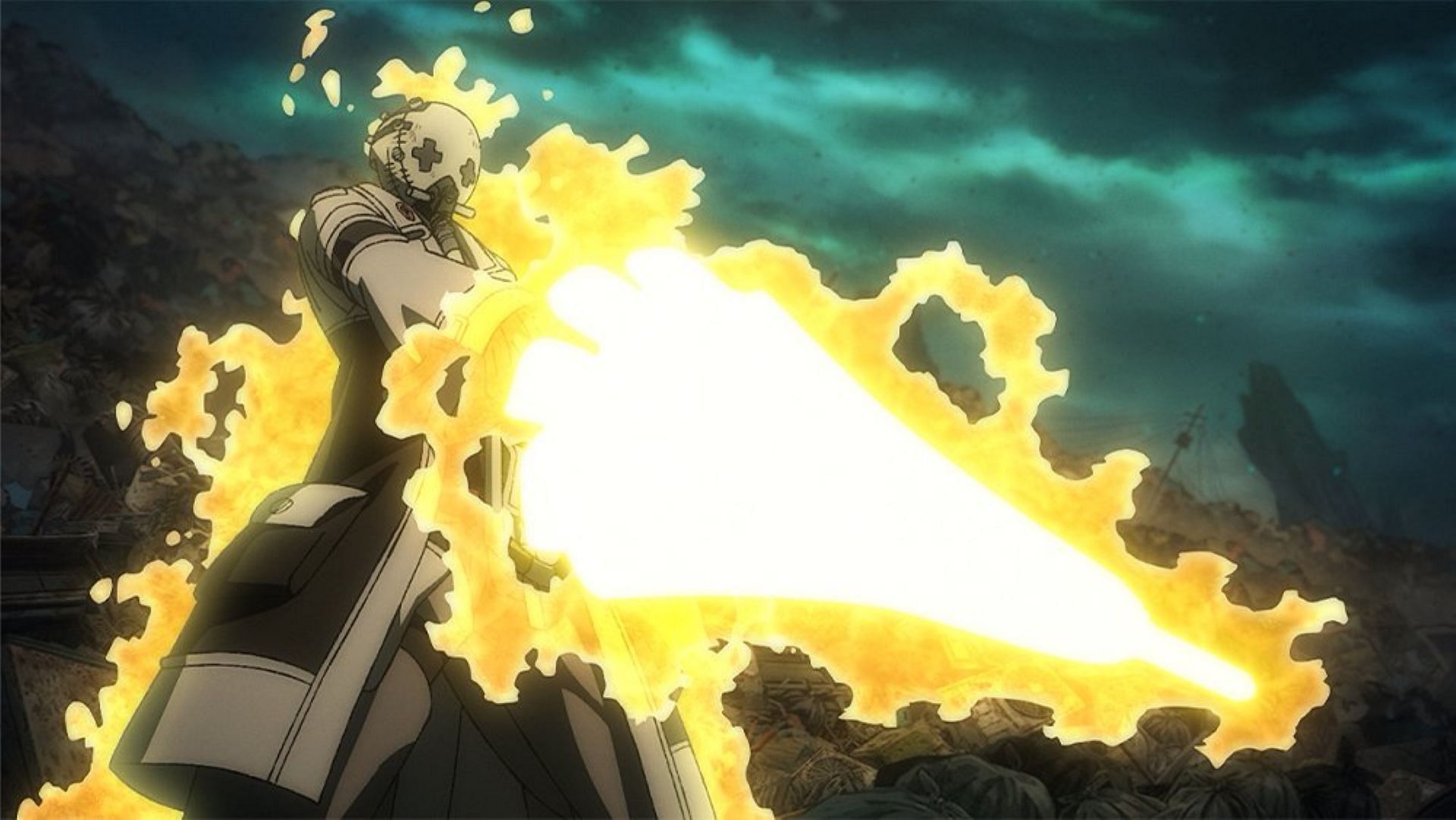 Enjin, as seen in the anime (Image via Bones Film)